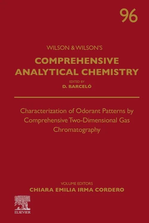 Coperta cărții "Characterization of Odorant Patterns by Comprehensive Two-Dimensional Gas Chromatography" de autor necunoscut