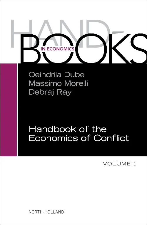 Coperta cărții "Handbook of the Economics of Conflict" de autor necunoscut