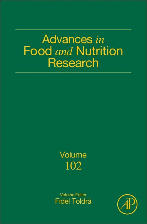 Coperta cărții "Advances in Food and Nutrition Research" de autor necunoscut