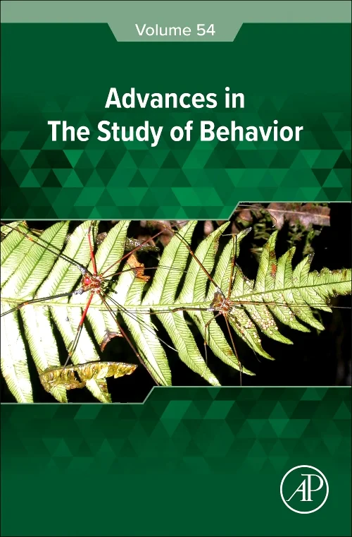 Coperta cărții "Advances in the Study of Behavior" de autor necunoscut
