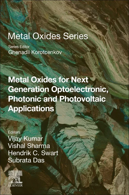 Coperta cărții "Metal Oxides for Next-generation Optoelectronic, Photonic, and Photovoltaic Applications" de autor necunoscut