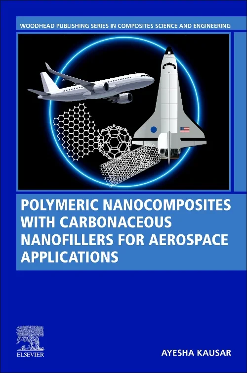 Coperta cărții "Polymeric Nanocomposites with Carbonaceous Nanofillers for Aerospace Applications" de autor necunoscut