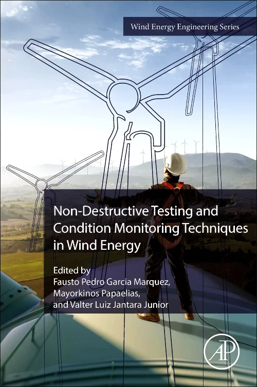 Coperta cărții "Non-Destructive Testing and Condition Monitoring Techniques in Wind Energy" de autor necunoscut