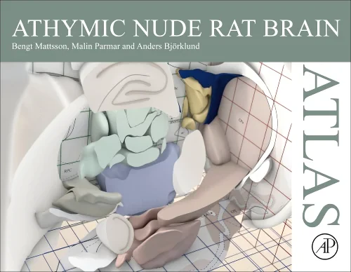 Coperta cărții "Athymic Nude Rat Brain Atlas" de autor necunoscut