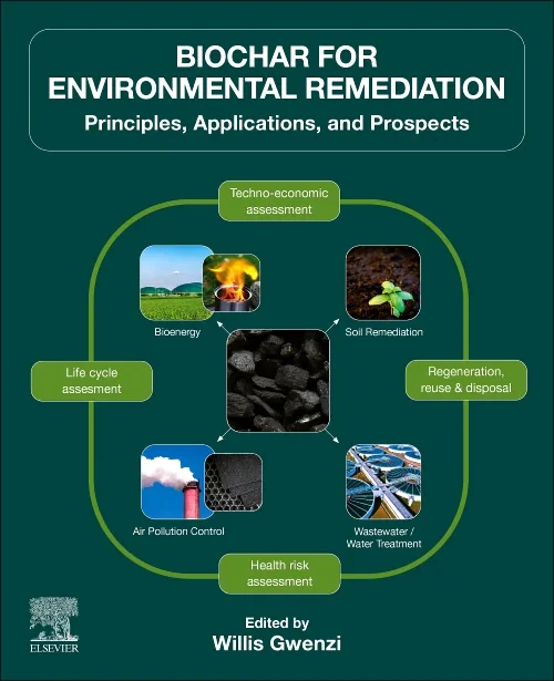 Coperta cărții "Biochar for Environmental Remediation" de autor necunoscut