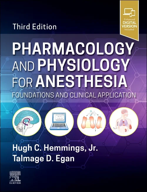 Coperta cărții "Pharmacology and Physiology for Anesthesia" de autor necunoscut