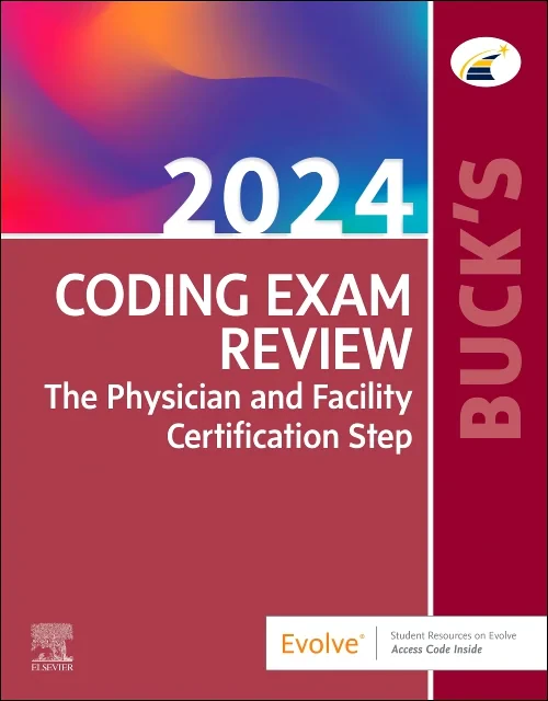 Coperta cărții "Buck&#039;s Coding Exam Review 2024" de autor necunoscut