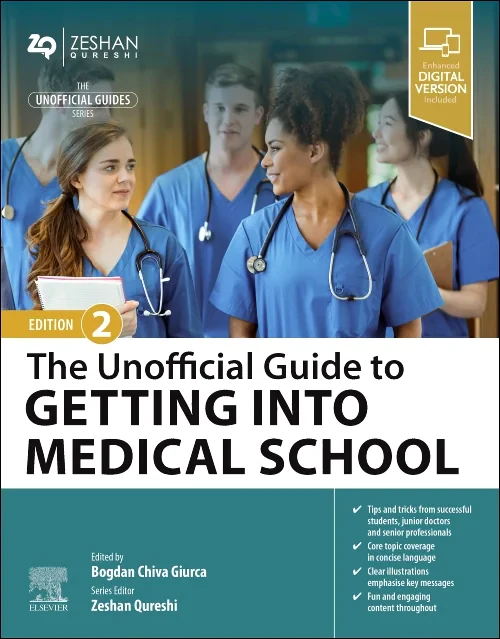 Coperta cărții "The Unofficial Guide to Getting Into Medical School" de autor necunoscut