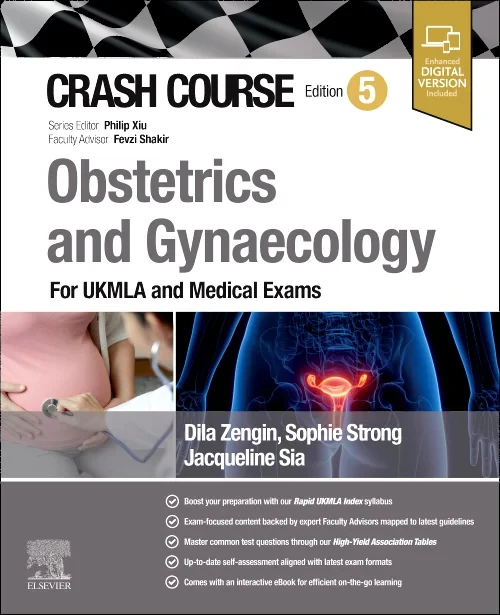 Coperta cărții "Crash Course Obstetrics and Gynaecology" de autor necunoscut