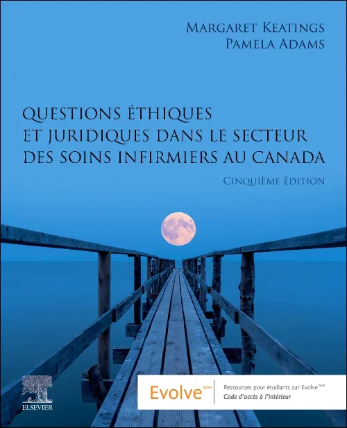 Coperta cărții "Questions éthiques et juridiques dans le secteur des soins infirmiers au Canada" de autor necunoscut