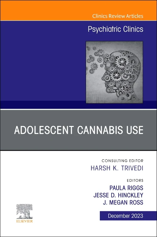 Coperta cărții "Adolescent Cannabis Use, An Issue of Psychiatric Clinics of North America" de autor necunoscut