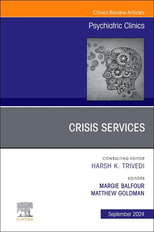 Coperta cărții "Crisis Services, An Issue of Psychiatric Clinics of North America" de autor necunoscut