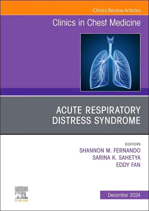 Coperta cărții "Acute Respiratory Distress Syndrome, An Issue of Clinics in Chest Medicine" de autor necunoscut