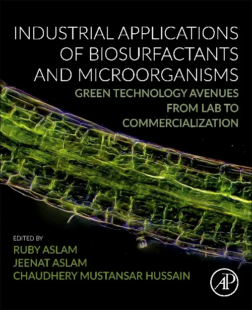 Coperta cărții "Industrial Applications of Biosurfactants and Microorganisms" de autor necunoscut