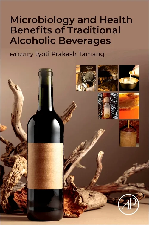 Coperta cărții "Microbiology and Health Benefits of Traditional Alcoholic Beverages" de autor necunoscut