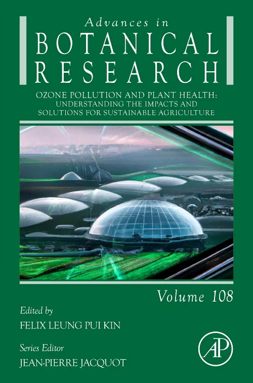 Coperta cărții "Ozone Pollution and Plant Health: Understanding the Impacts and Solutions for Sustainable Agriculture" de autor necunoscut