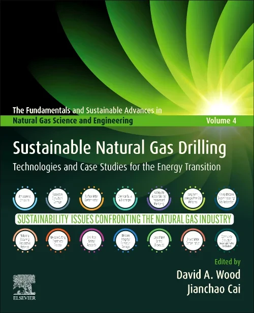 Coperta cărții "Sustainable Natural Gas Drilling" de autor necunoscut