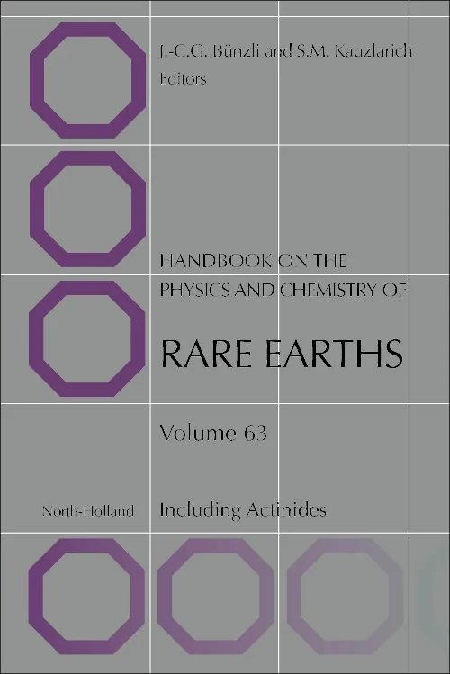 Coperta cărții "Handbook on the Physics and Chemistry of Rare Earths" de autor necunoscut