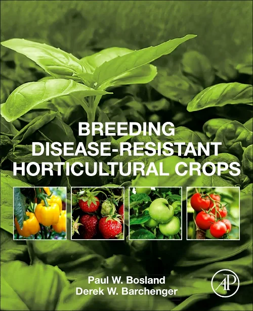 Coperta cărții "Breeding Disease-Resistant Horticultural Crops" de autor necunoscut