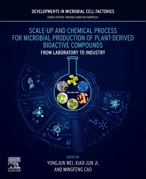 Coperta cărții "Scale-up and Chemical Process for Microbial Production of Plant-Derived Bioactive Compounds" de autor necunoscut
