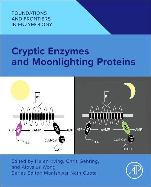 Coperta cărții "Cryptic Enzymes and Moonlighting Proteins" de autor necunoscut