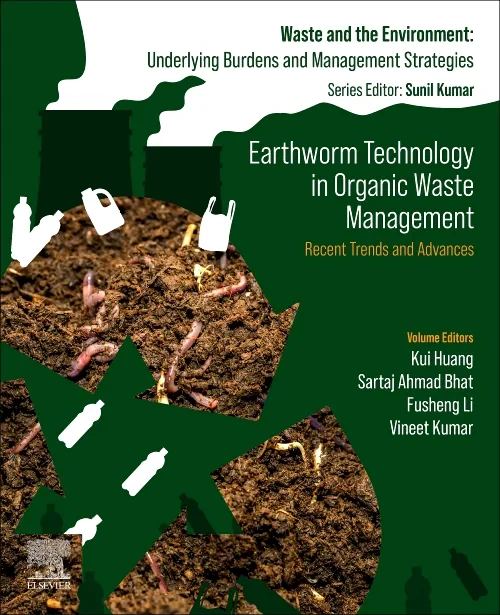 Coperta cărții "Earthworm Technology in Organic Waste Management" de autor necunoscut