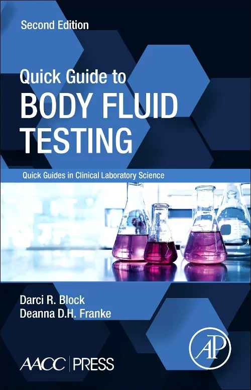 Coperta cărții "Quick Guide to Body Fluid Testing" de autor necunoscut