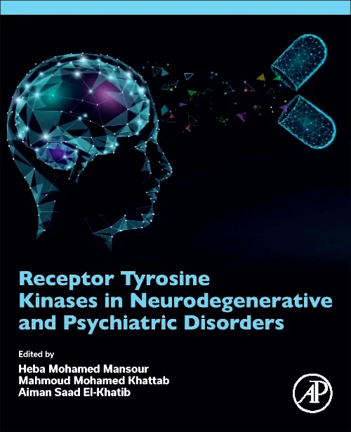 Coperta cărții "Receptor Tyrosine Kinases in Neurodegenerative and Psychiatric Disorders" de autor necunoscut