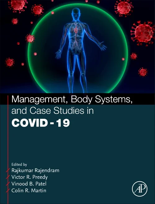 Coperta cărții "Management, Body Systems, and Case Studies in COVID-19" de autor necunoscut