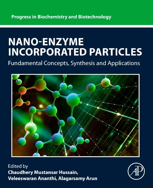 Coperta cărții "Nano-Enzyme Incorporated Particles" de autor necunoscut