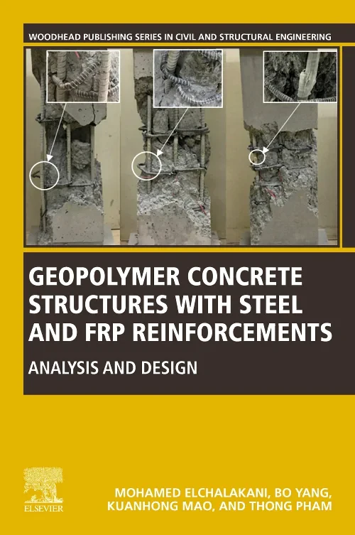 Coperta cărții "Geopolymer Concrete Structures with Steel and FRP Reinforcements" de autor necunoscut