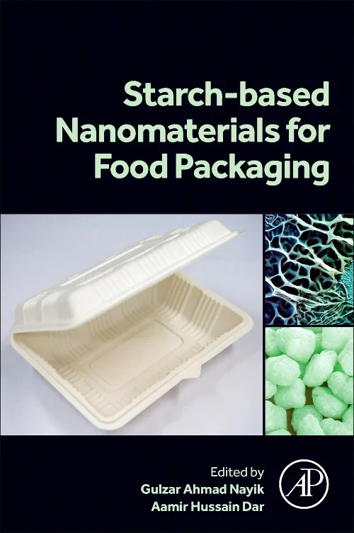 Coperta cărții "Starch Based Nanomaterials for Food Packaging" de autor necunoscut