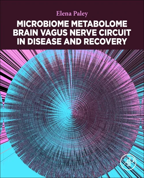 Coperta cărții "Microbiome Metabolome Brain Vagus Nerve Circuit in Disease and Recovery" de autor necunoscut