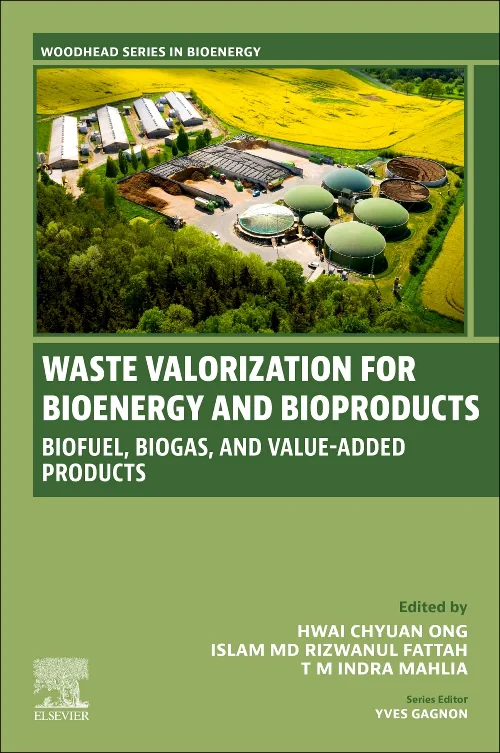 Coperta cărții "Waste Valorization for Bioenergy and Bioproducts" de autor necunoscut