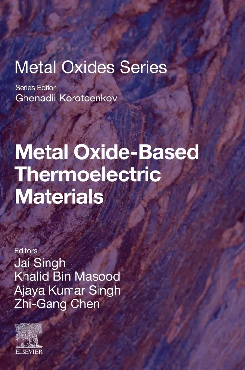 Coperta cărții "Metal Oxide-Based Thermoelectric Materials" de autor necunoscut