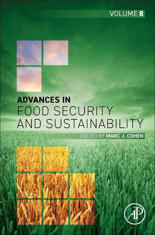 Coperta cărții "Advances in Food Security and Sustainability" de autor necunoscut