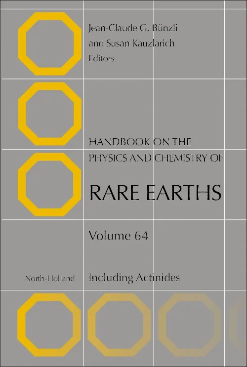 Coperta cărții "Handbook on the Physics and Chemistry of Rare Earths" de autor necunoscut