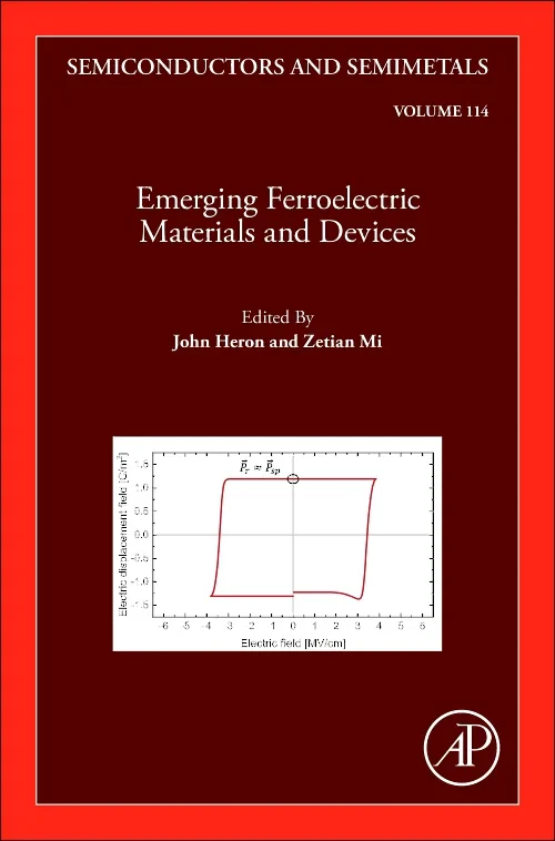 Coperta cărții "Emerging Ferroelectric Materials and Devices" de autor necunoscut
