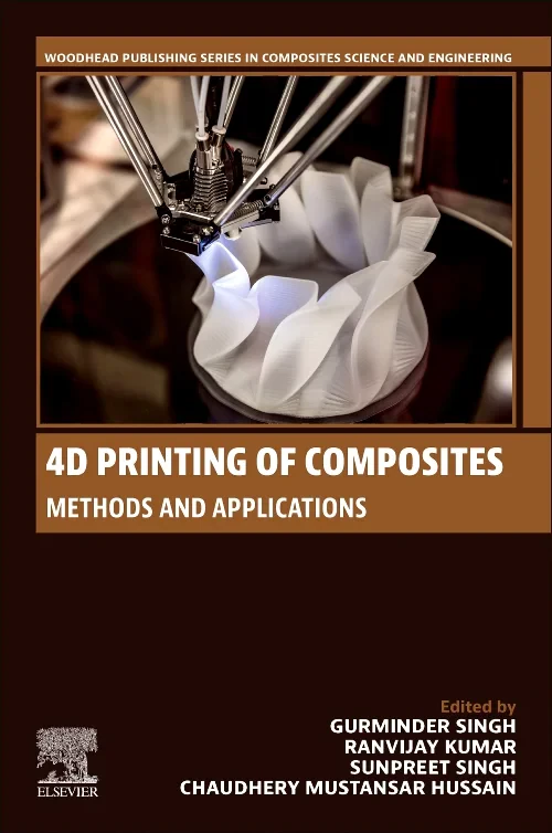 Coperta cărții "4D Printing of Composites" de autor necunoscut