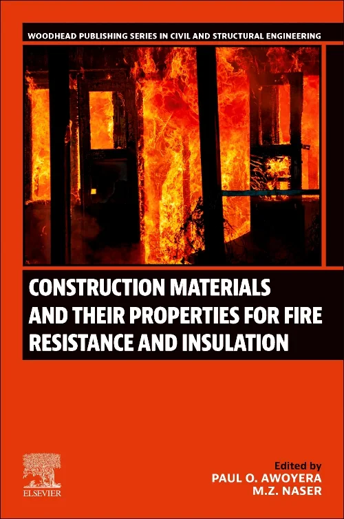 Coperta cărții "Construction Materials and Their Properties for Fire Resistance and Insulation" de autor necunoscut