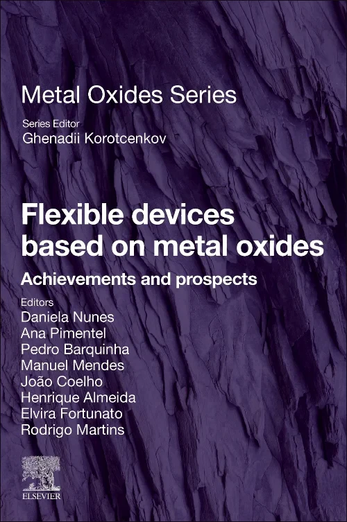 Coperta cărții "Flexible Devices Based on Metal Oxides" de autor necunoscut