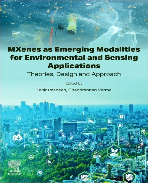 Coperta cărții "MXenes as Emerging Modalities for Environmental and Sensing Applications" de autor necunoscut