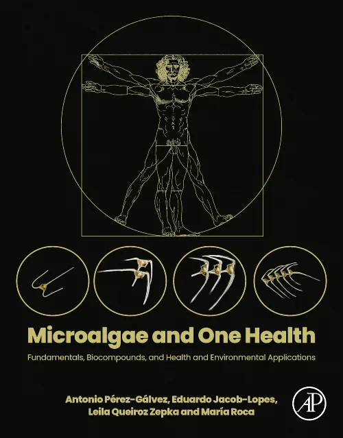 Coperta cărții "Microalgae and One Health" de autor necunoscut