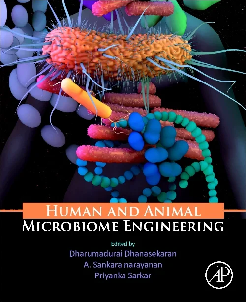 Coperta cărții "Human and Animal Microbiome Engineering" de autor necunoscut
