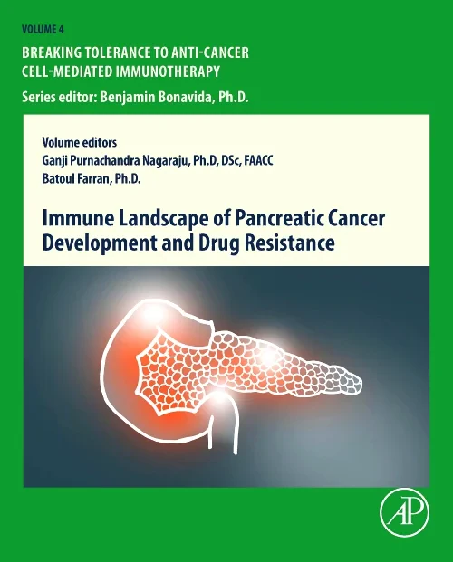 Coperta cărții "Immune Landscape of Pancreatic Cancer Development and Drug Resistance" de autor necunoscut