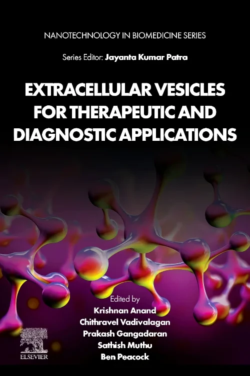 Coperta cărții "Extracellular Vesicles for Therapeutic and Diagnostic Applications" de autor necunoscut