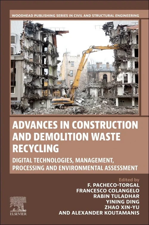 Coperta cărții "Advances in Construction and Demolition Waste Recycling" de autor necunoscut