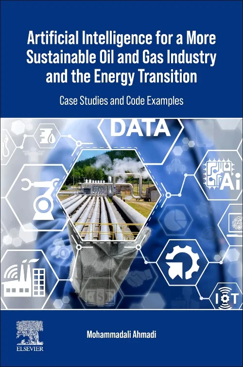 Coperta cărții "Artificial Intelligence for a More Sustainable Oil and Gas Industry and the Energy Transition" de autor necunoscut