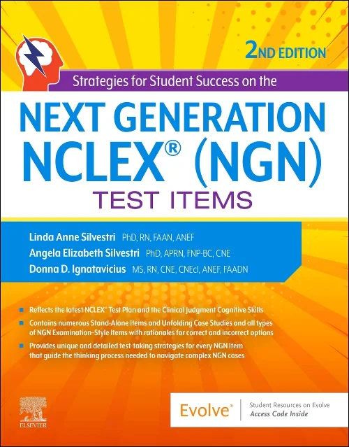 Coperta cărții "Strategies for Student Success on the Next Generation NCLEX® (NGN) Test Items" de autor necunoscut