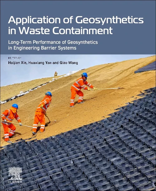 Coperta cărții "Application of Geosynthetics in Waste Containment" de autor necunoscut